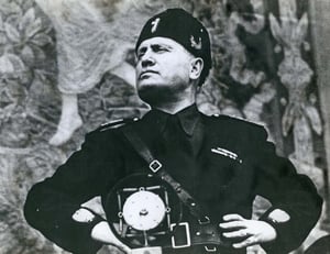 This is the Avatar Image for the Benito Mussolini (Il Dvce) AI Voice and Text to Speech Generator
